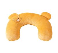 Almohada para dormir para mascotas, almohada para abrazar gatos, almohada de cuello de felpa de dibujos animados, almohada de felpa para dormir para gatos de interior, almohada y esponjosa en