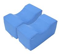 Almohada para el talón para protectores de cama Reposamanos para las piernas, 1 par de cojines antiescaras para el tobillo Ancianos postrados en cama Paciente discapacitado Reposapiernas Almohadilla
