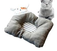 Almohada para mascotas para gatos y perros - almoshada de mascotas linda, almohada de felpa con relleno de algodón, almohadas pequeñas de sueño en forma de U de sueño profundo - almohadas de cama de l