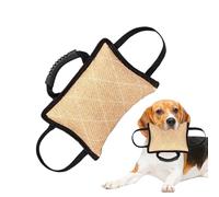 Almohada para mordeduras de perro - Tug Of War Bite Wedge | Almohada de entrenamiento interactiva para perros | Poliéster duradero Mat Cushioned Sensory Play Toy With Handles - Juguete seguro para