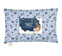 Almohada para Niño Pequeño con Funda - Almohada para Niño Pequeños De Algodón Orgánico Suave para Dormir - Lavable E Respirable - Niño Pequeño Viajar (Patrol)