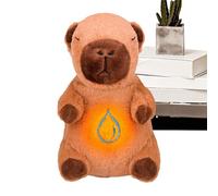 Almohada para niños genérica - Capybara, Soothing Stress Stuffed Animals with Music Light for Adults and Kids, Plush Pillow Doll