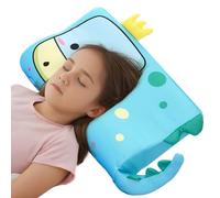 Almohada para niños pequeños, cojín con motivos de dibujos animados, cojín transpirable agradable a la piel con diseño de animales para viajes, guardería, cuna en casa