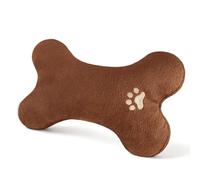 Almohada para Perro Pequeño | Juguete de Peluche con Soporte Cervical,Cojín Calmante en Forma de Hueso para Gato,Interior, Exterior, Viajes, Dormir, Jugar, , Todas Razas, Masticadores Agresivos