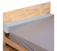 Almohada para relleno de espacio de cabecera para camas individuales/dobles/king, cojín de puente de cama con funda extraíble, soporte rectangular para conexión de colchón y pared (63 x 4 x 6 pulgadas