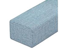 Almohada para relleno de espacio para cabecero de cama, extensor de colchón y puente de cama para camas individuales, dobles, queen, king (200 x 10 x 20 cm, funda de lino extraíble)