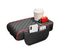 Almohada para reposabrazos de consola central automática, cojín para reposabrazos con portavasos - Estuche de almacenamiento extensor de reposabrazos para automóvil con portavasos,Almohadilla para con