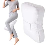 Almohada para rodillas para dormir de lado - Almohada y transpirable con correas, almohadilla ortopédica para dormir, apoyo cómodo para la cama | perfecta alineación de la columna vertebral