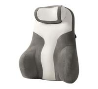 Almohada para Silla de Cama - Almohada para Respaldo con Brazos | Almohada de apoyo lumbar | Cojín de lectura ergonómico para soporte de espalda y cuello | Almohada para brazo para sofá, almohada para