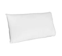 Almohada peque moshy blanca con doble funda 100% algódon y 100% poliester de microfibra