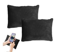Almohada pequeña - Cojín ergonómico suave y cómodo, juego de almohadillas de apoyo de felpa ligera, almohada relajante de espuma viscoelástica transpirable, accesorio de descanso portátil compacto