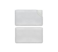 Almohada plana para personas que duermen boca abajo l tejido de bambú antiácaros y funda de bambú extra