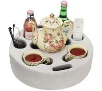 Almohada Portavasos para Sofá - Almohada Cómoda para Vasos | Organizador Compañero de Sofá Cama que Sostiene Bebidas, Aperitivos, Control Remoto, Teléfonos, Tableta. Mantiene las Bebidas en Pie y