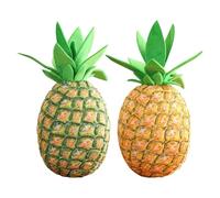 Almohada Realista De Fruta De Piña - Muñeco De Peluche De 48 Cm Para Comodidad Para Dormir Y Accesorios De Fotografía | Piña Rellena Suave Para La Decoración Del Sofá De La Habitación | Único P