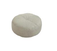 Almohada redonda for el suelo, cojín de meditación, almohada decorativa pequeña for, for Yoga, sofá cama, sala estar, interior y exterior para Doméstico(Light Gray)