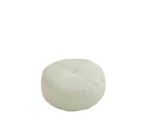 Almohada redonda for el suelo, cojín de meditación, almohada decorativa pequeña for, for Yoga, sofá cama, sala estar, interior y exterior para Doméstico(White)