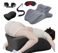 Almohada Sweet Spot, Almohada Sweet Spot Chiro Monk, Cojín De Espuma Viscoelástica for Apoyo íntimo Y Espalda, Brinda Soporte for Cintura Y Cuello, Almohadas De Pareja con(Gray)