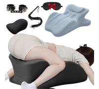 Almohada Sweet Spot, Almohada Sweet Spot Chiro Monk, Cojín De Espuma Viscoelástica for Apoyo íntimo Y Espalda, Brinda Soporte for Cintura Y Cuello, Almohadas De Pareja con(Blue)