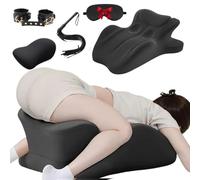 Almohada Sweet Spot, Almohada Sweet Spot Chiro Monk, Cojín De Espuma Viscoelástica for Apoyo íntimo Y Espalda, Brinda Soporte for Cintura Y Cuello, Almohadas De Pareja con(Black)