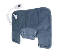 Almohada térmica pesada ajustable en 6 niveles de temperatura, manta calentada para hombros, apagado automático, cronometrado eléctrico para el cuello, hombro (enchufe UE)