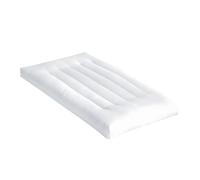 Almohada Ultraplana para Dormir, Almohada de 6 cm de Altura, Almohada Plana, Almohada para Dormir Boca Abajo, Almohada Delgada para Dormir Boca Arriba y Boca Abajo (Blanco, 65 x 40 cm)
