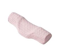 Almohada viscoelastica Almohada de espuma viscoelástica, almohada for el cuello, cervical, cilíndrica, alivio del dolor rígido, viaje for dormir for personas que duermen boca arriba para Cuello(Pink)