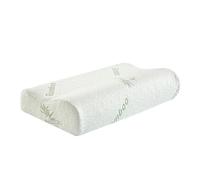 Almohada viscoelastica Ropa de cama espuma viscoelástica, almohada con protección for el cuello, forma mariposa rebote lento, tamaño for la salud del Cervical en 60*30CM para Cuello(C,50X30X7-10CM)