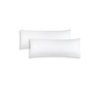 ALMOHADAONLINE-Almohada de Fibra con Doble Funda 105cm-Firmeza Alta(Tacto Pluma)Antialérgica y Transpirable -Lavable Funda Exterior-Ideal para Dormir Boca Arriba o de Lado.Ideal para Hoteles(2,105 cm)