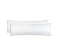 ALMOHADAONLINE-Almohada de Fibra con Doble Funda 140cm-Firmeza Alta(Tacto Pluma)Antialérgica y Transpirable -Lavable Funda Exterior-Ideal para Dormir Boca Arriba o de Lado.Ideal para Hoteles(1,140 cm)