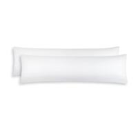 ALMOHADAONLINE-Almohada de Fibra Doble Funda Cuti 180 cm - Firmeza Media(Tacto Pluma), Antialérgica y Transpirable-Lavable a Máquina -Ideal para Dormir Boca Arriba o de Lado(180 cm, 1.0, Unidad)