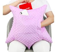 Almohadas abdominales de histerectomía con 2 bolsillos, almohada de estómago después de la cirugía, cesárea, abdominoplastia, regalos con bolsa de colocación de manos, endometriosis, recuperación
