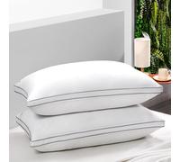 Almohadas alternativas de Harborest Down 2 Pack - Almohadas King Size Juego de 2 20 x 36 Almohadas de cama para almohadas de recoleccin de hoteles p