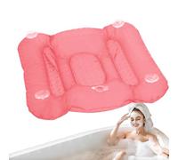 Almohadas De Baño para Bañera - Colchoneta Masajeadora Inflable | Cojín Ergonómico Antideslizante con Masaje para Cabeza Cuello Espalda Y Relajación