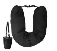 Almohadas de cuello de viaje rellenables para viajes, felpa , multifuncional, en forma de U, almohada para el cuello, almohada para el cuello, rellenable con ropa, almohada para el cuello