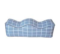 Almohadas de elevación de piernas, almohada de cuña de elevación de piernas, cojines multifuncionales para reposamuñecas, almohadas curvadas de elevación de rodilla para dormir, almohada transpirable