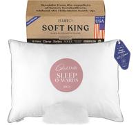 Almohadas FluffCo Zen Fluff - Almohada King Size con plum n alternativo - Almohada para dormir - Fabricada en EE. UU. - Almohada de lujo con cali