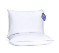 Almohadas FluffCo Zen Pillow Basics de plum n alternativo - Paquete de 2 | Almohadas suaves para una comodidad de lujo | Superficie refrescante d