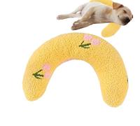 Almohadas para perros, almohada para perro, almohada de cama para perro, almohada calmante para mascotas, almohada de media dona, suministros para mascotas, lavable a máquina