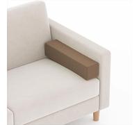 Almohadas para reposabrazos de sofá, lavables a máquina, para sofá, coche, sala de estar, espacio entre la cabecera y la pared (70 x 15 x 15 cm, marrón)