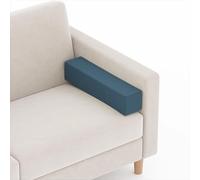 Almohadas para reposabrazos de sofá, lavables a máquina, para sofá, coche, sala de estar, espacio entre la cabecera y la pared (120 x 18 x 20 cm, azul)