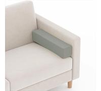 Almohadas para reposabrazos de sofá, lavables a máquina, para sofá, coche, sala de estar, espacio entre la cabecera y la pared (180 x 20 x 8 cm, gris)