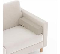 Almohadas para reposabrazos de sofá, lavables a máquina, para sofá, coche, sala de estar, espacio entre la cabecera y la pared (100 x 15 x 15 cm, beige)