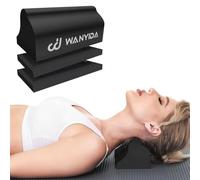 Almohadas quiroprácticas para aliviar el dolor de cuello, dispositivo de tracción cervical para la alineación de la columna cervical. Relajante de cuello y hombros. (sin funda de tela)