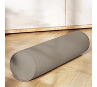 Almohadas redondas para sofá cama, cojines cilíndricos de apoyo para la espalda, cabecero y cuello, almohadas lumbares, cojines de protección para sofá cama (40 x 10 cm, caqui)