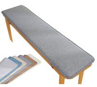 Almohadilla acolchada antideslizante para muebles de exterior e interior de 2/3 plazas, perfecta para ventanas de bahía, jardín, patios, columpios y porches, amortiguación cómoda para todos los