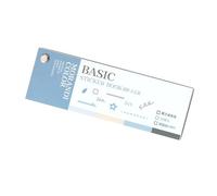 Almohadilla adhesiva resistente al desgarro con precortados, 12 hojas de PET surtidas para suministros escolares y diseño artístico creativo, etiquetas de organización impermeables de papelería