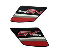 Almohadilla Adhesivo Para Depósito De Combustible Para Suzuki SV650 SV650X SV 650 X 650X Protector Lateral Antideslizante Gasolina Decorativo Pegatina Protector De Depósito Moto