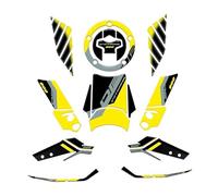 Almohadilla Adhesivo Para El Depósito Gasolina Para Suzuki V-STROM800DE V-STROM 800DE Vstrom 800 DE 2024-2025, Almohadilla Protectora Lateral Pegatina Protector De Depósito Moto(Color 7)