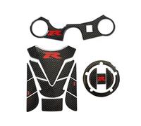 Almohadilla Adhesivo Tapa Depósito Combustible Para SUZUKI GSXR GSX-R 600 750 1000 K3 K4 K5 K6 K7 K8 K9 L17 Abrazadera Superior Tija Horquilla Pegatina Protector De Depósito Moto(Color 12)