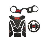 Almohadilla Adhesivo Tapa Depósito Combustible Para SUZUKI GSXR GSX-R 600 750 1000 K3 K4 K5 K6 K7 K8 K9 L17 Abrazadera Superior Tija Horquilla Pegatina Protector De Depósito Moto(Color 1)